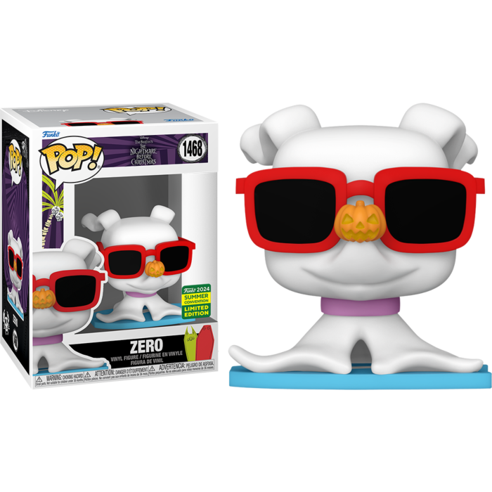 The Nightmare Before Christmas - Surfing Zero Pop! Vinyl Figure (2024 Summer Convention Exclusive)