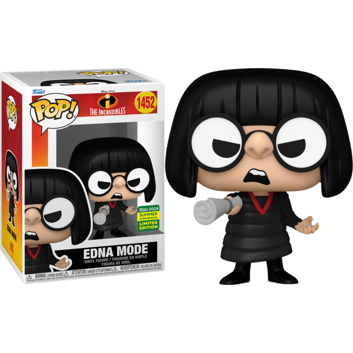 The Incredibles - Edna Mode Pop! Vinyl Figure (2024 Summer Convention Exclusive)
