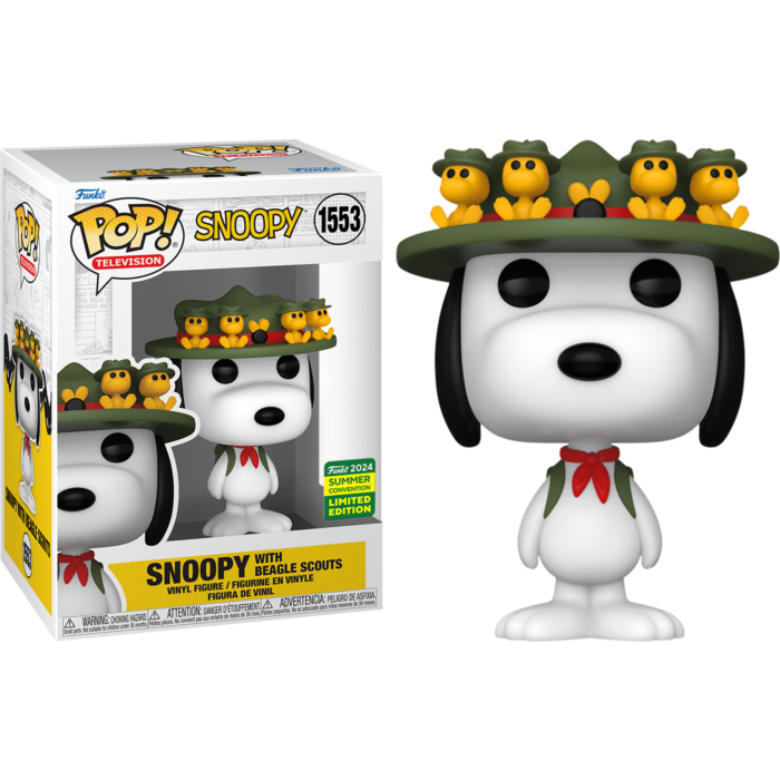 Peanuts - Snoopy with Beagle Scouts Pop! Vinyl Figure (2024 Summer Convention Exclusive)