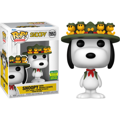 Peanuts - Snoopy with Beagle Scouts Pop! Vinyl Figure (2024 Summer Convention Exclusive)