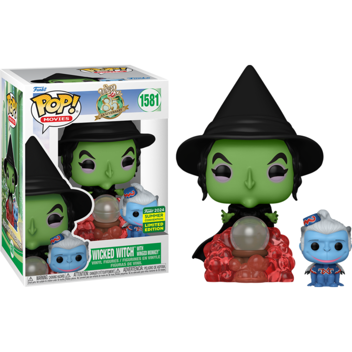 The Wizard of Oz - Wicked Witch with Winged Monkey Pop! Vinyl Figure (2024 Summer Convention Exclusive)