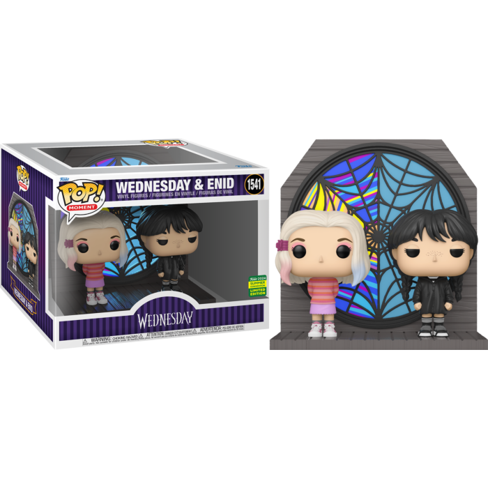Wednesday (2022) - Wednesday &amp; Enid Pop! Moment Vinyl Figure (2024 Summer Convention Exclusive)