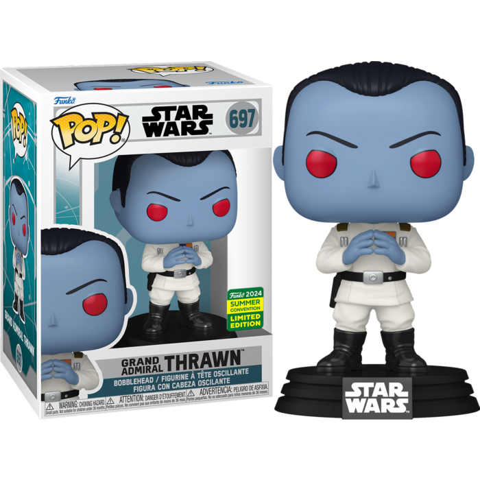 Star Wars: Aksoka - Grand Admiral Thrawn Pop! Vinyl Figure (2024 Summer Convention Exclusive)