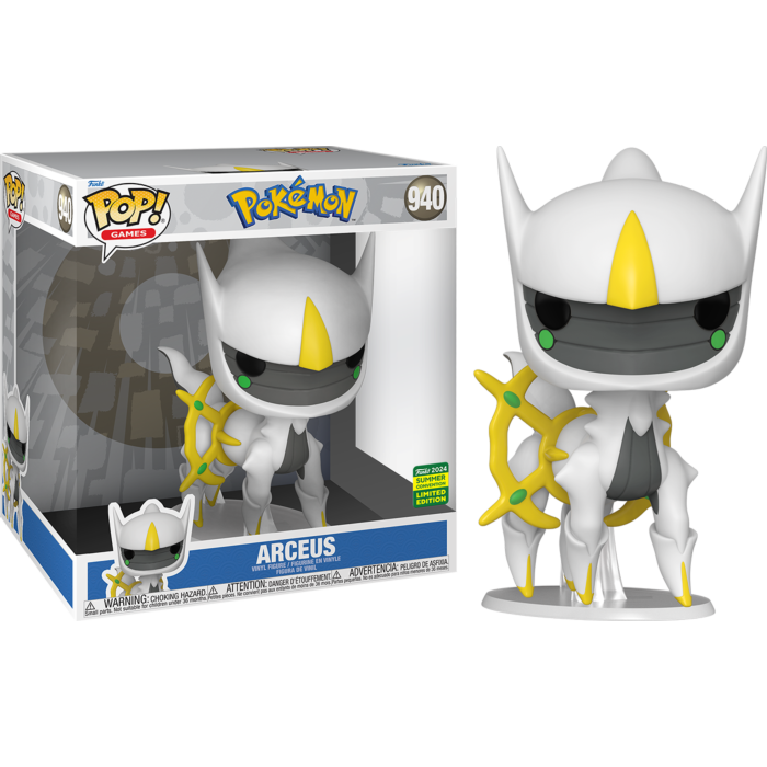 Pokemon - Arceus Jumbo Sized 10&quot; Pop! Vinyl Figure (2024 Summer Convention Exclusive)