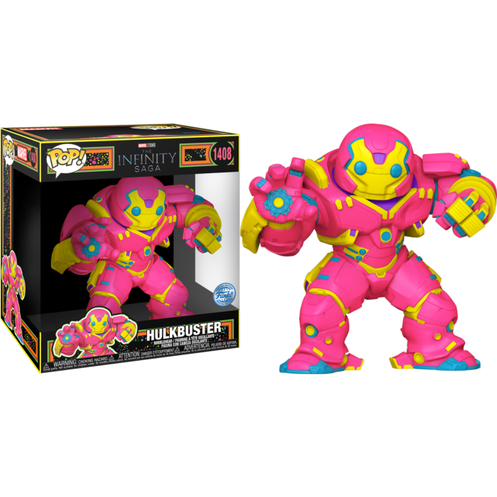 Marvel: The Infinity Saga - Hulkbuster Blacklight 10&quot; Pop! Vinyl Figure