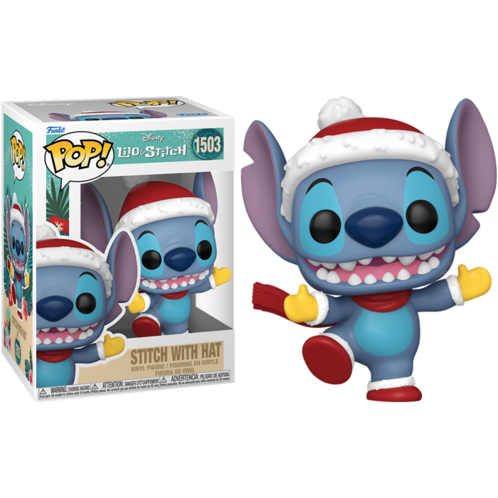 Lilo &amp; Stitch: Holiday - Stitch with Santa Hat Pop! Vinyl Figure