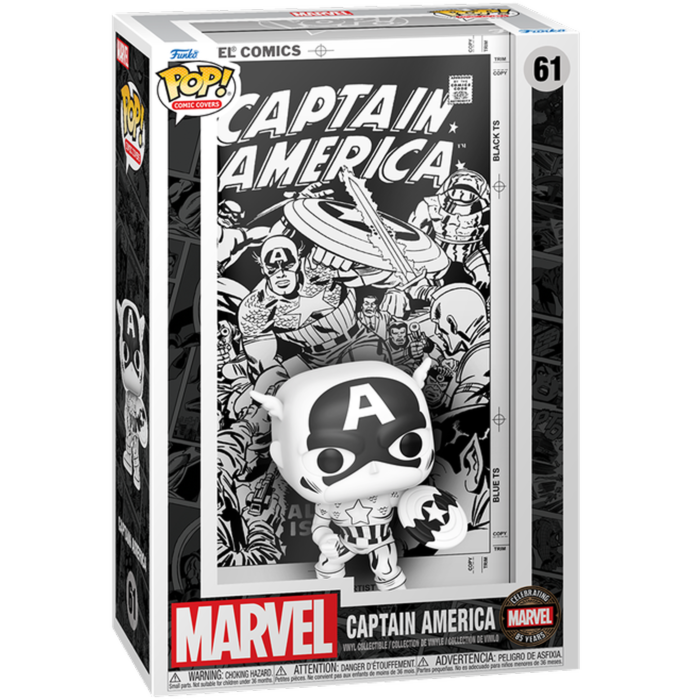 Marvel: 85th Anniversary - Captain America #112 Pop! Comic Covers Vinyl Figure