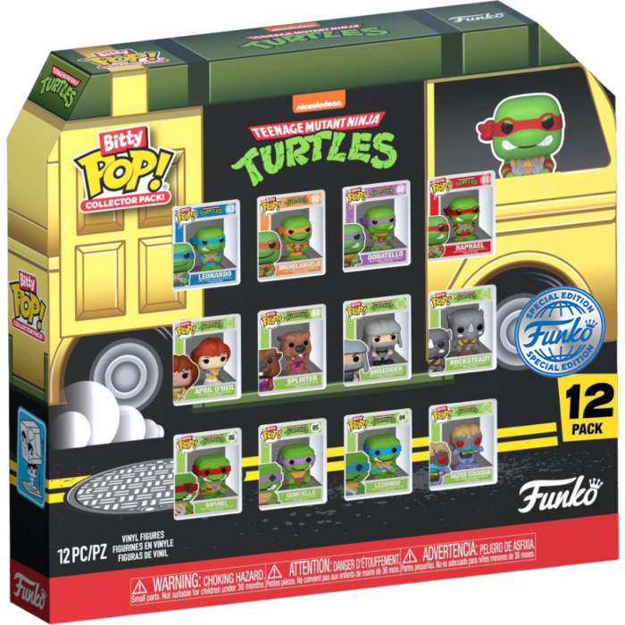 Teenage Mutant Ninja Turtles - Party Wagon Bitty Pop! Vinyl Figure 12-Pack