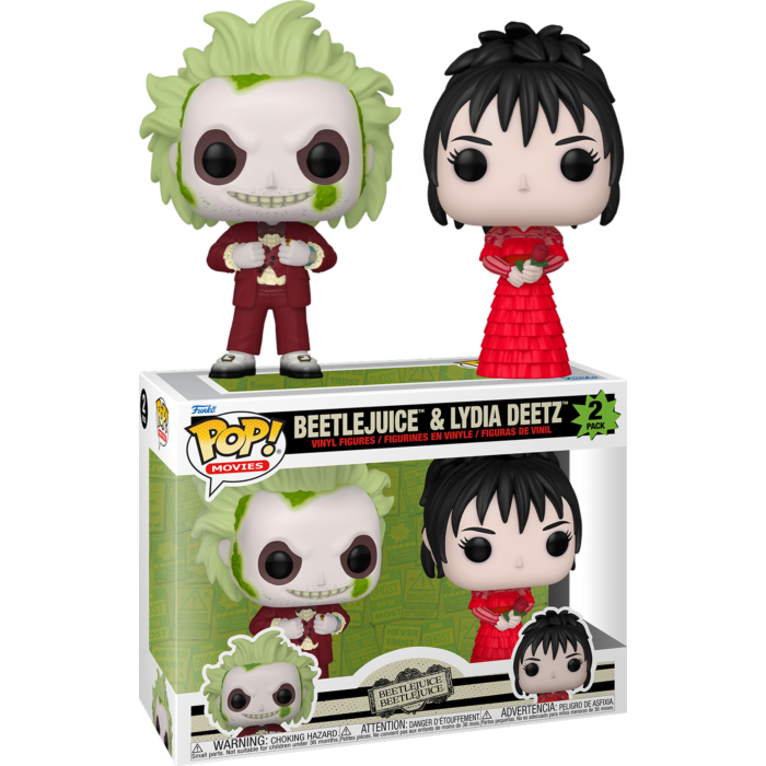 Beetlejuice Beetlejuice - Beetlejuice &amp; Lydia Deetz Pop! Vinyl 2-Pack