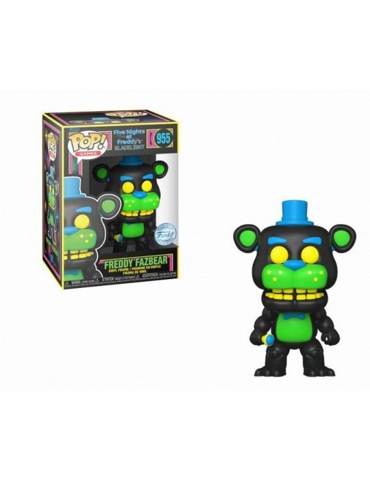 Five Nights at Freddy&#39;s- Freddy Fazbear Blacklight Pop! Vinyl Figure
