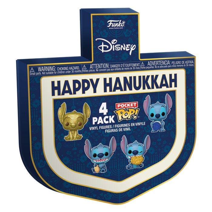 Lilo &amp; Stitch - Stitch Happy Hanukkah Box Pocket Pop! Vinyl 4-Pack