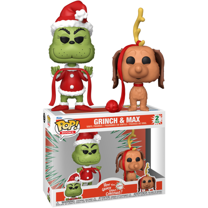 How the Grinch Stole Christmas! - The Grinch &amp; Max Pop! Vinyl 2-Pack