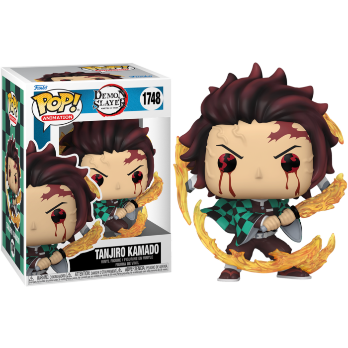 Demon Slayer - Tanjiro Kamado (Sun Breathing) Pop! Vinyl Figure