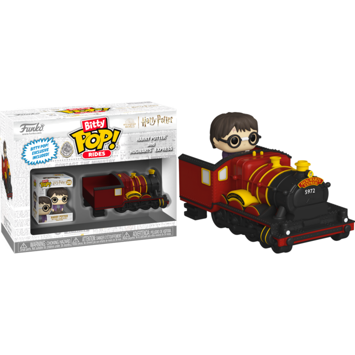 Harry Potter - Harry Potter &amp; Hogwarts Express Bitty Pop! Rides Vinyl Figure