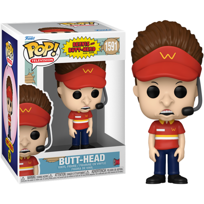 Beavis and Butt-Head - Butt-Head (Burger World Uniform) Pop! Vinyl Figure