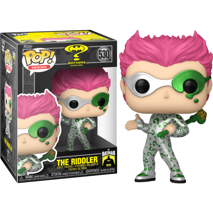 Batman Forever - The Riddler 85th Batman Anniversary Metallic Pop! Vinyl Figure