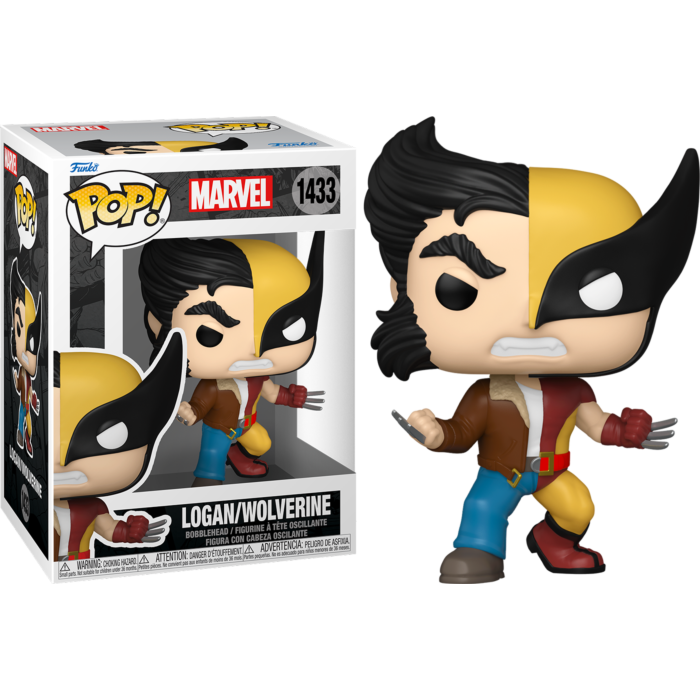 Marvel: Split - Logan/Wolverine Pop! Vinyl Figure