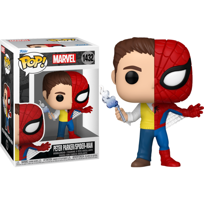 Marvel: Split - Peter Parker/Spider-Man Pop! Vinyl Figure