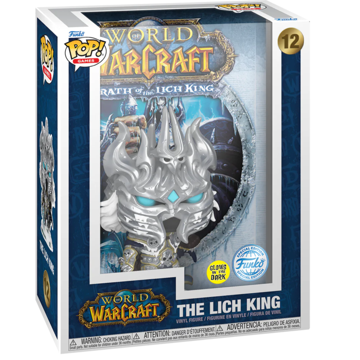 World of Warcraft: Wrath of the Lich King - Lich King Glow-in-the-Dark Pop! Game Covers Vinyl Figure