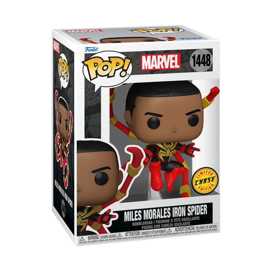Pre-Order: Marvel Comics - Miles Morales Iron Spider Chase Pop! Vinyl Bundle of 6 (set of 6 Pops)