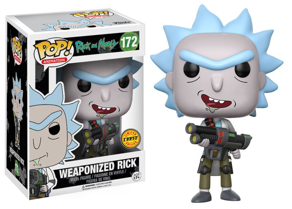 Rick and Morty - Weaponized Rick Chase Pop! Vinyl Figure Bundle of 6 (set of 6 Pops)