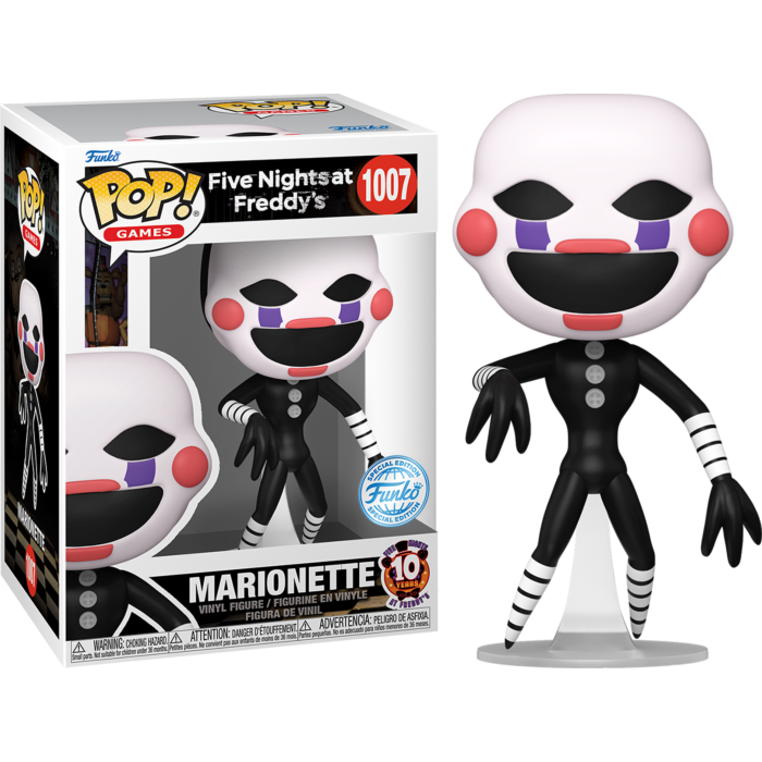 Five Nights at Freddy&#39;s: 10th Anniversary - Marionette Pop! Vinyl Figure