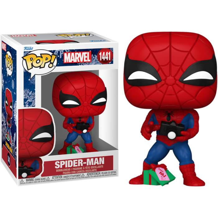 Marvel - Spider-Man with Gift (Holiday) Pop! Vinyl Figure