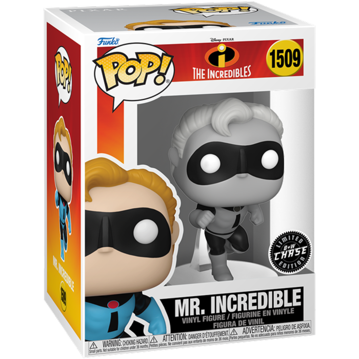 Incredibles: 20th Anniversary - Mr. Incredible Chase Pop! Vinyl Bundle of 6 (set of 6 Pops)