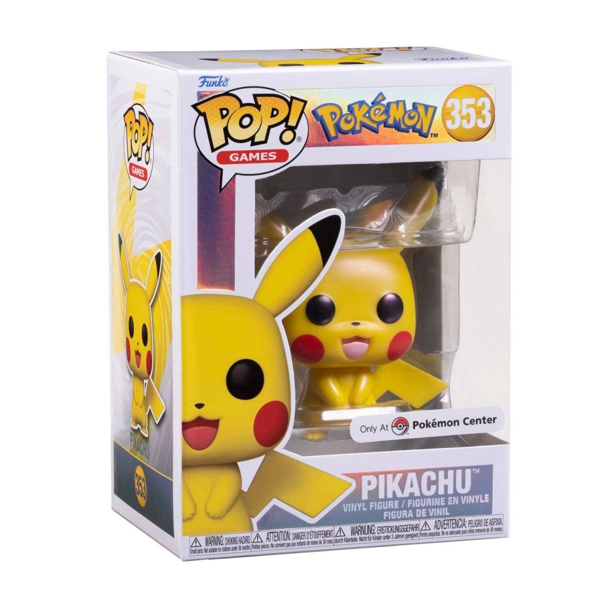 Pokemon- Pikachu Pearlescent Pop! Vinyl Figure ( Pokemon Center Exclusive)