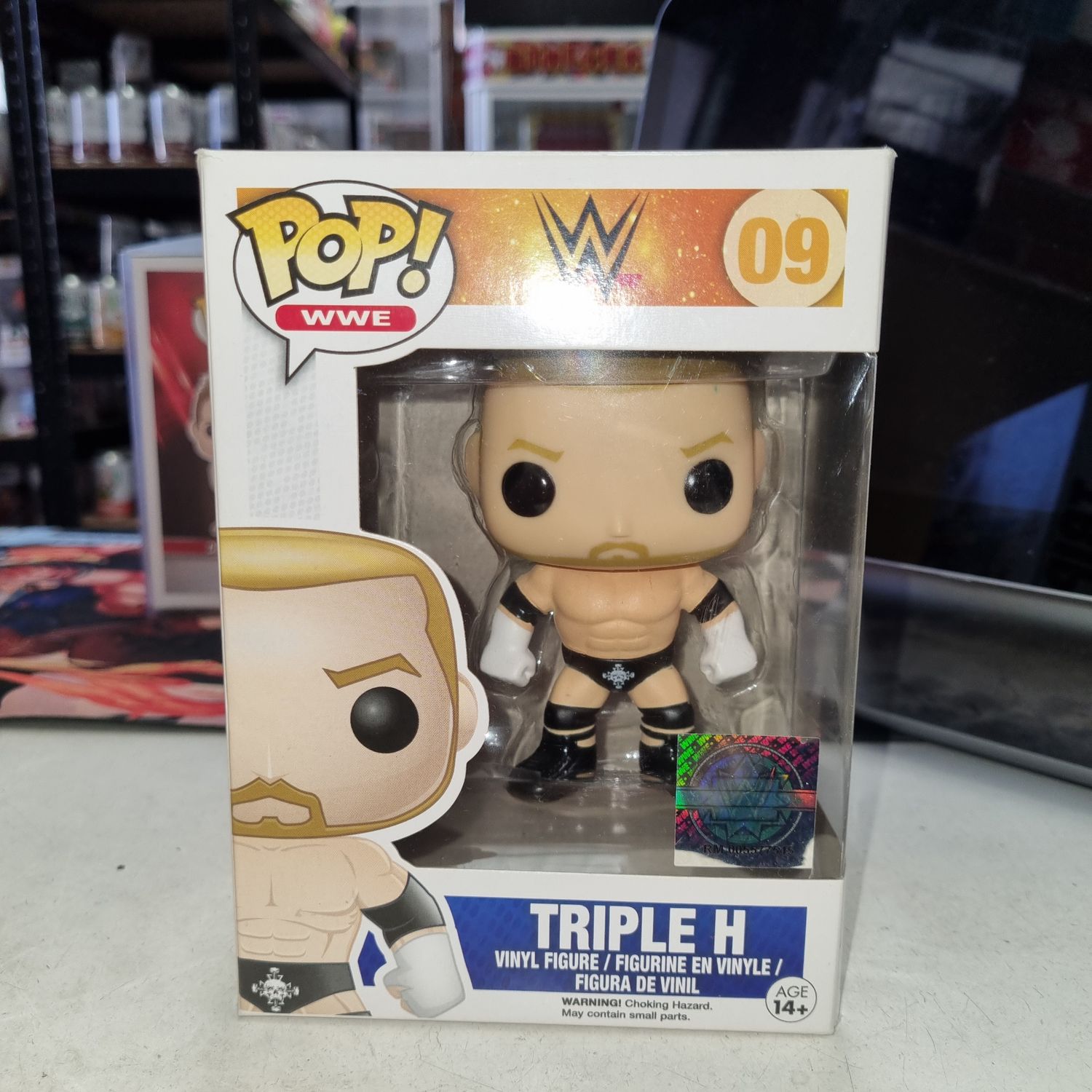 WWE- Triple H Pop! Vinyl Figure (Box Minor Damaged)