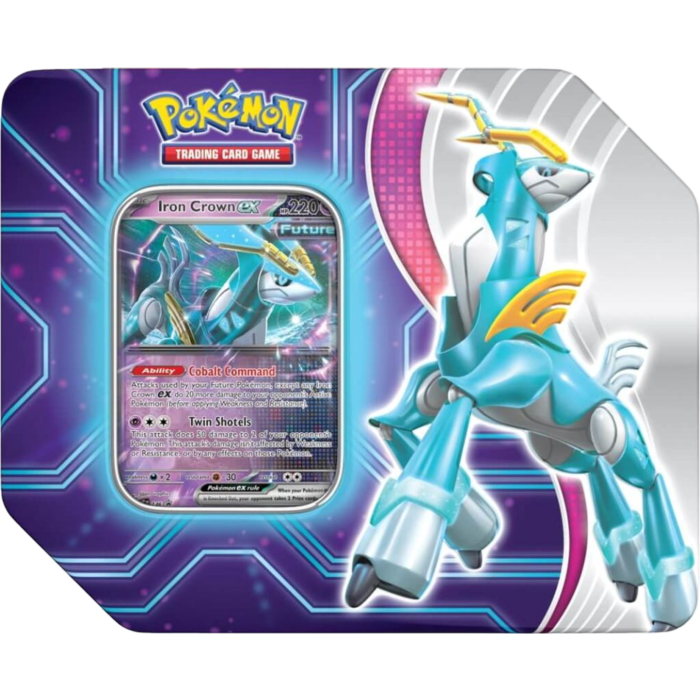 Pokemon - Paradox Destinies Iron Crown ex Tin
