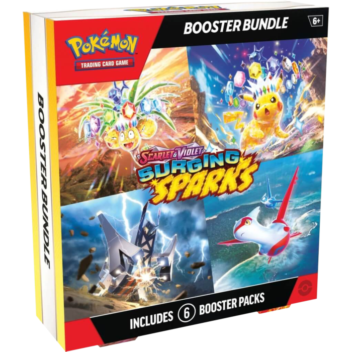 Pokemon - Scarlet &amp; Violet 8 Surging Sparks Booster Bundle (6 Packs)