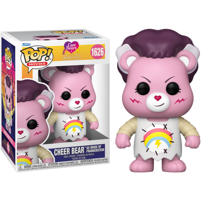 Care Bears x Universal Monsters - Cheer as Frankenstein&#39;s Bride Pop! Vinyl Figure