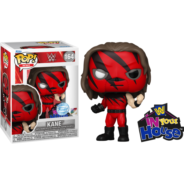 WWE - Kane Pop! Vinyl Figure with Enamel Pin