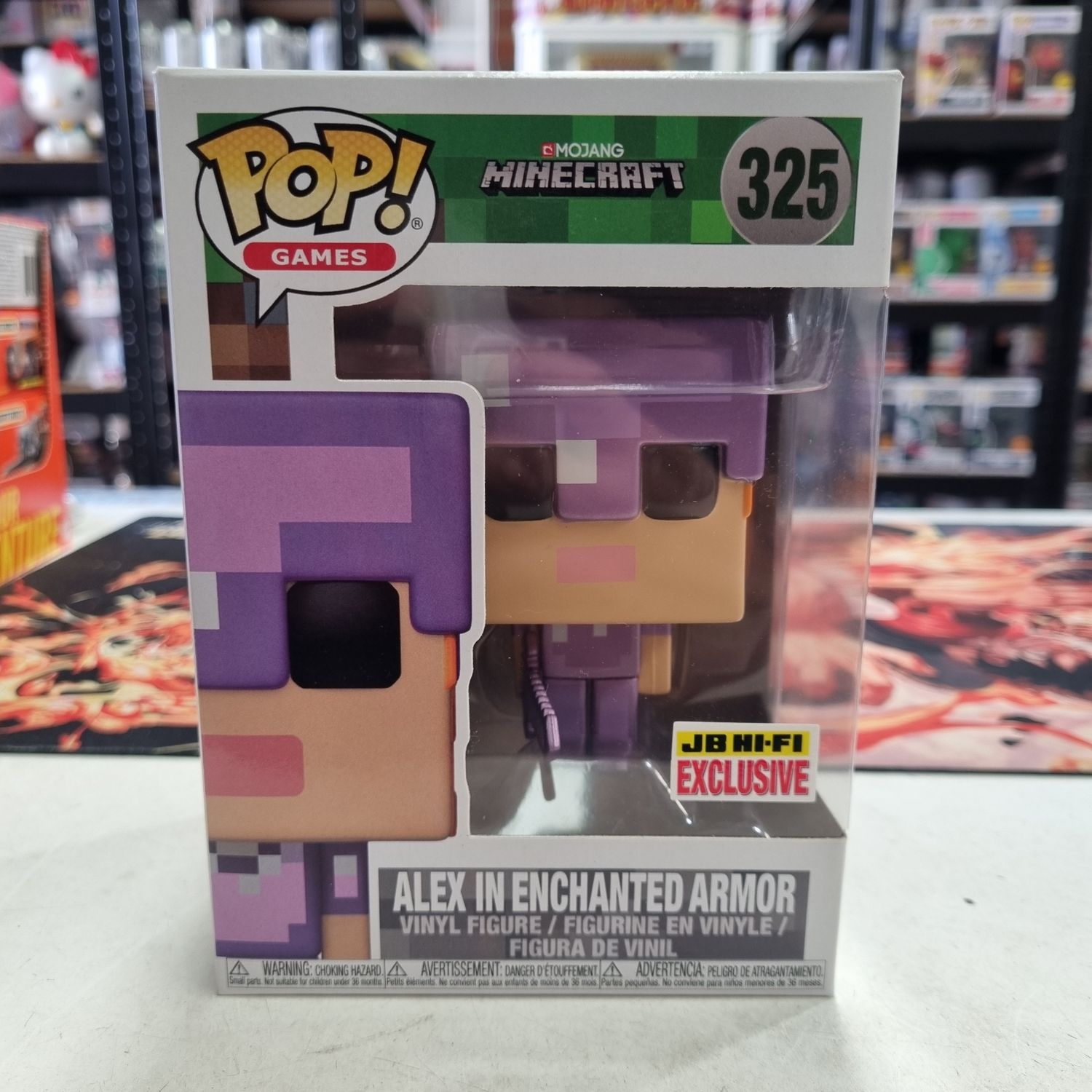 Minecraft- Alex in Enchanted Armor Pop! Vinyl Figure