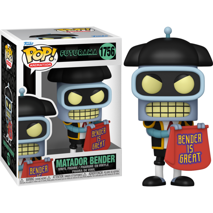 Futurama - Matador Bender Pop! Vinyl Figure