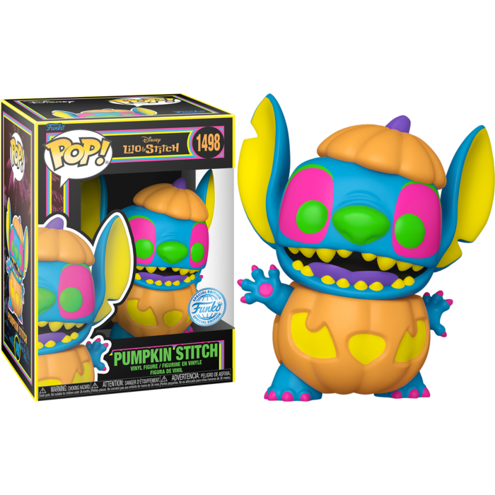 Lilo &amp; Stitch - Pumpkin Stitch Blacklight Pop! Vinyl Figure