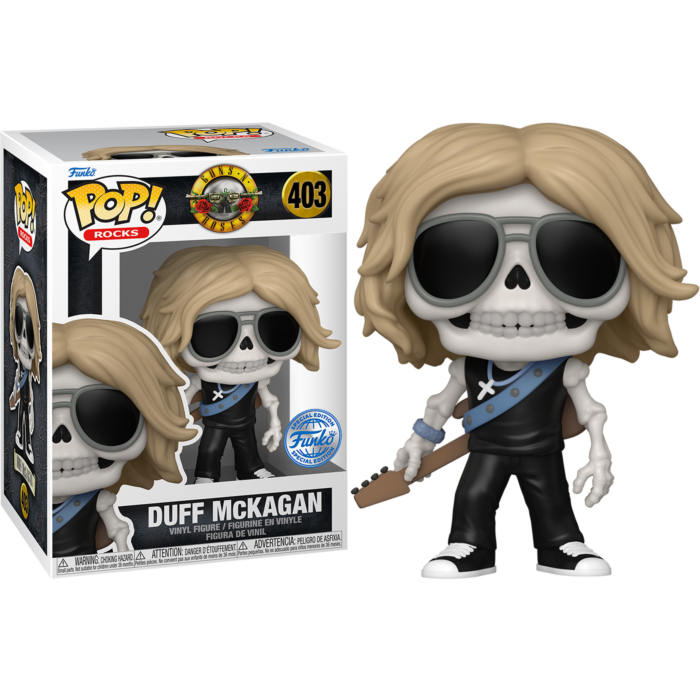 Guns N&#39; Roses- Skeleton Duff McKagan Pop! Vinyl Figure