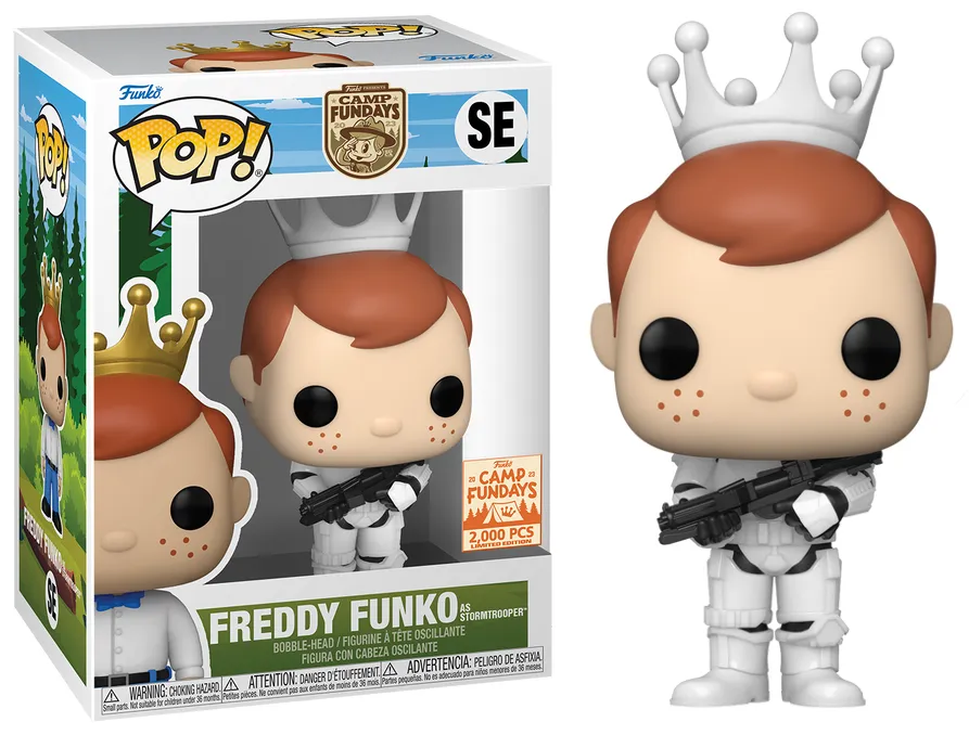 Freddy Funko as Stormtrooper Pop! Vinyl Figure (Camp Fundays Exclusive)