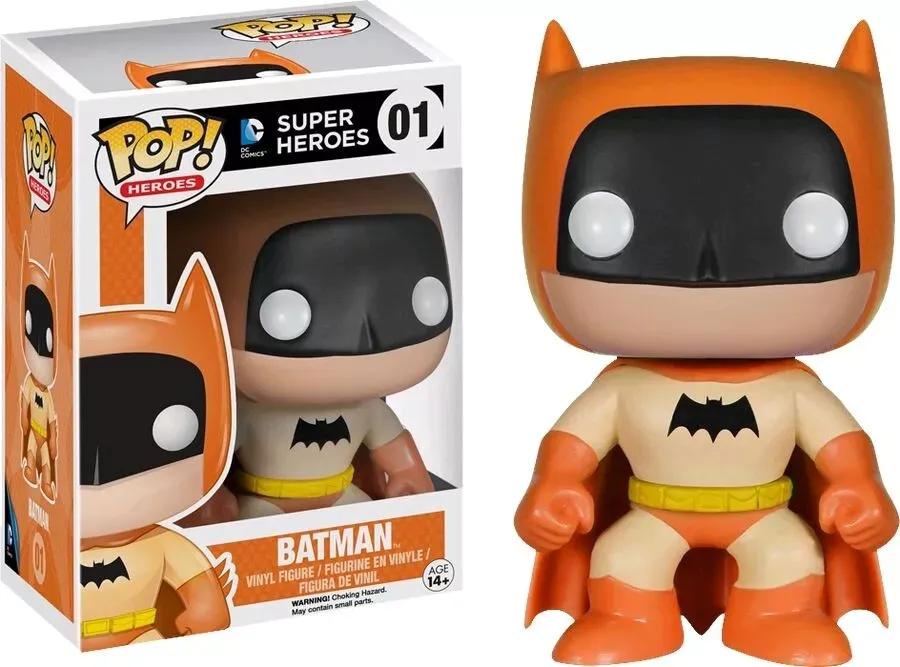 DC Comics Super Heroes- Batman Orange Pop! Vinyl Figure