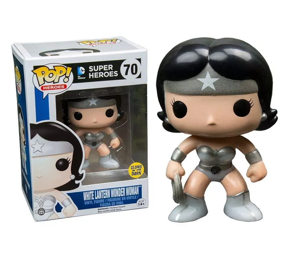 DC Super Heroes- White Lantern Wonder Woman Glow Pop! Vinyl Figure