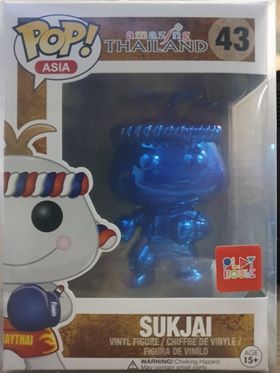 Amazing Thailand- Sukjai (Blue Chrome) Pop! Vinyl Figure  (Play House Exclusive)