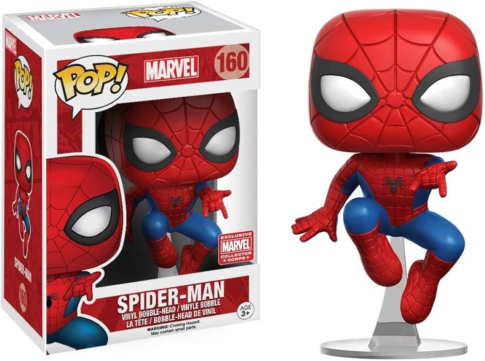 Marvel- Spider-Man Pop! Vinyl Figure (Marvel Collector Corps Exclusive)