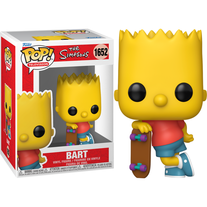 The Simpsons - Bart with Skateboard Pop! Vinyl Figure