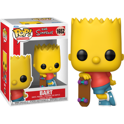The Simpsons - Bart with Skateboard Pop! Vinyl Figure
