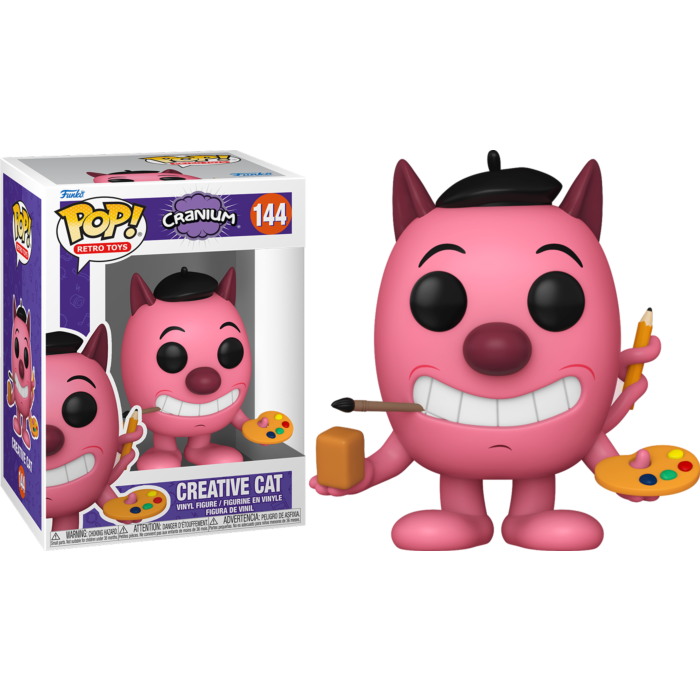 Retro Toys: Cranium - Creative Cat Pop! Vinyl Figure