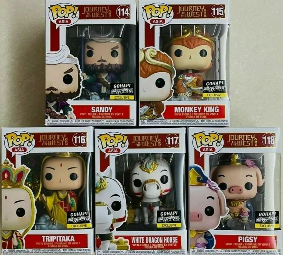 Journey to the West- Set of all 5 Pop! Vinyl Figure (Asia Exclusive)
