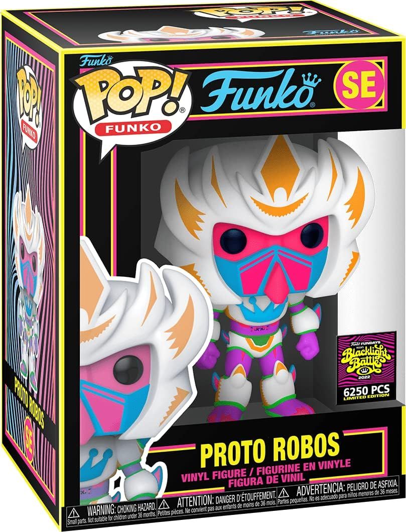 Funko- Proto Robos Blaclight Pop! Vinyl Figure (Box Damaged)