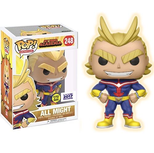 My Hero Academia- All Might Glow Pop! Vinyl Figure (Funimation Exclusive) (Box Damaged)