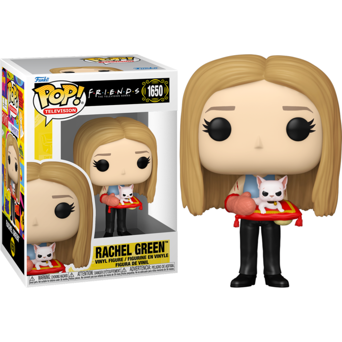 Friends - Rachel Green with Mrs. Whiskerson Pop! Vinyl Figure